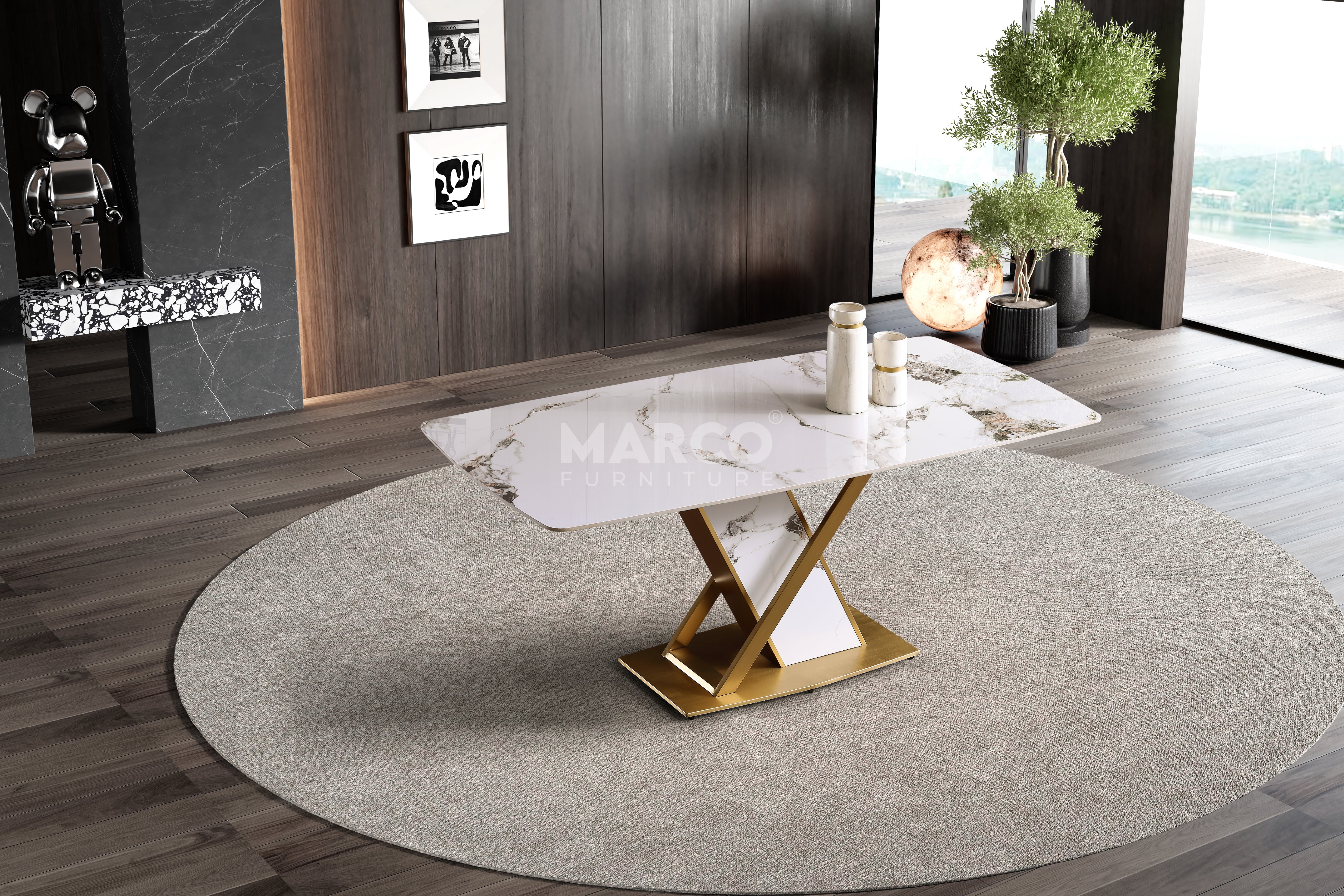 Silva Sintered Stone Dining Table - Image 3