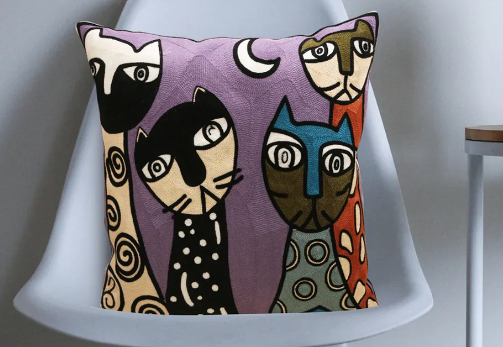 SimSam Family Picasso Inspired Cushion - Image 13