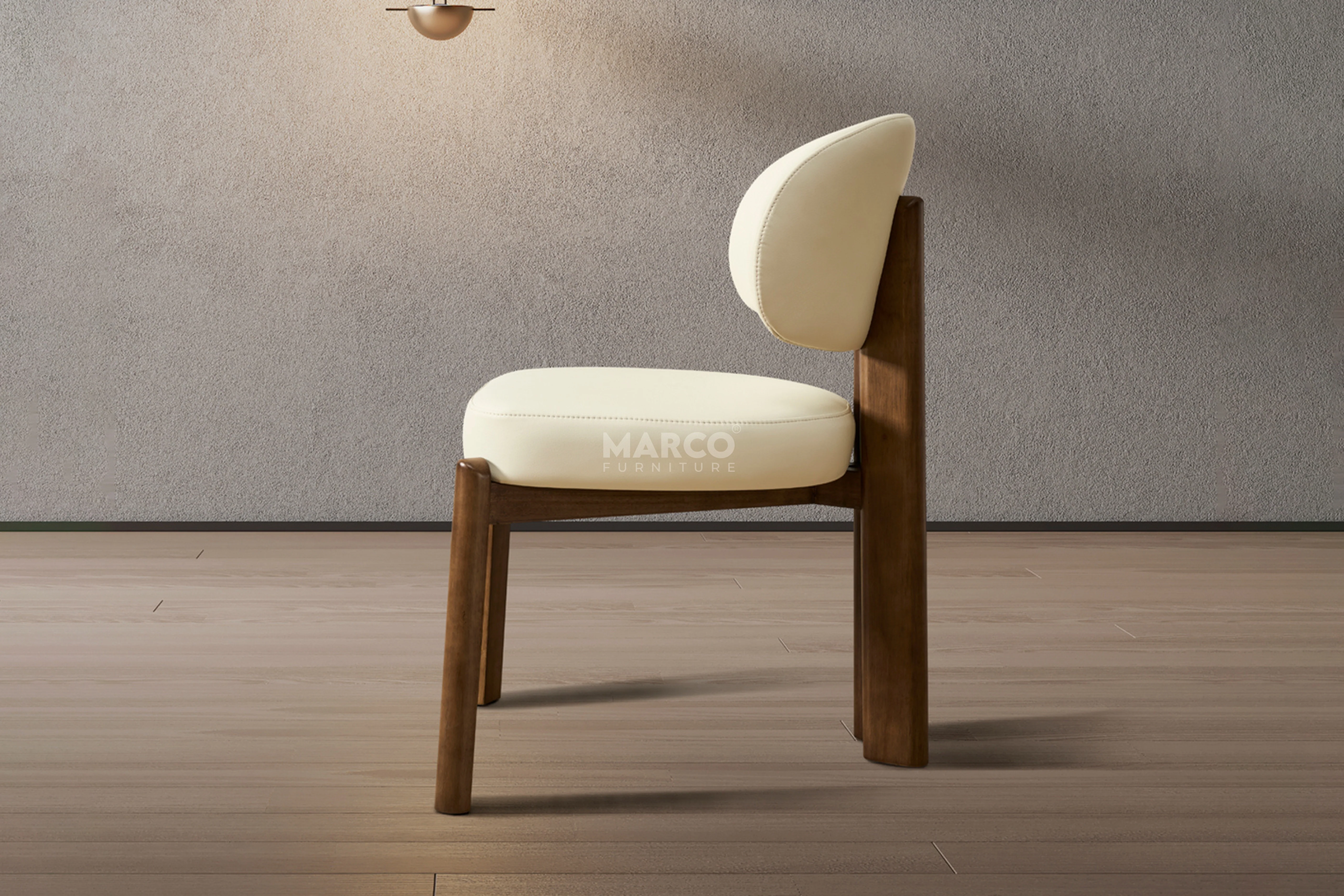 Sofie Black Leather Dining Chair – Modern Design with Wooden Legs - Image 5