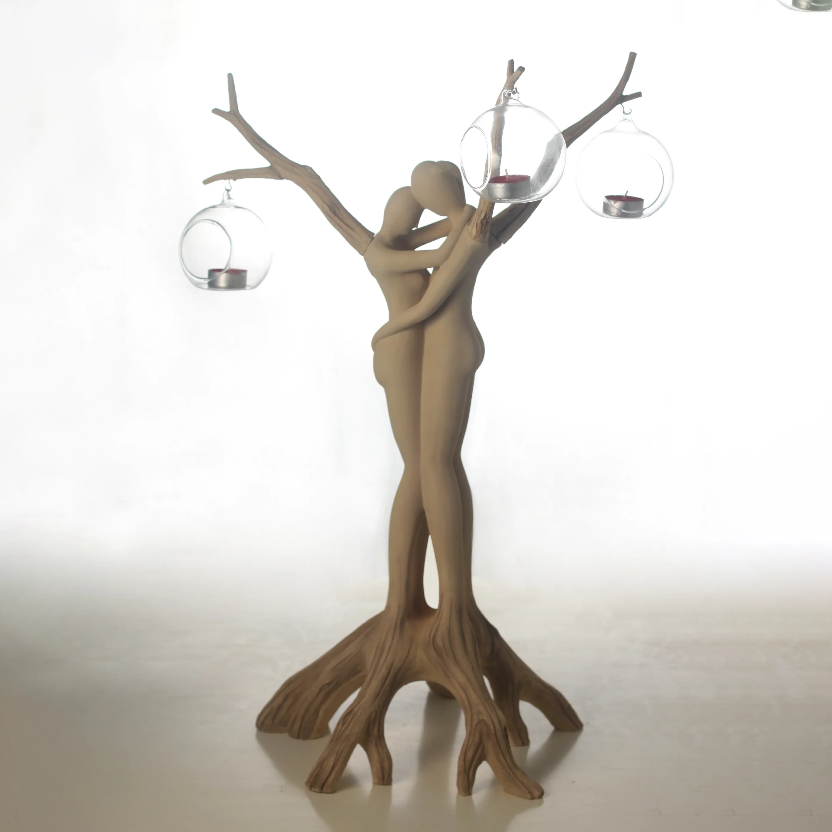 Soulmates Figurine in Brown - Image 3