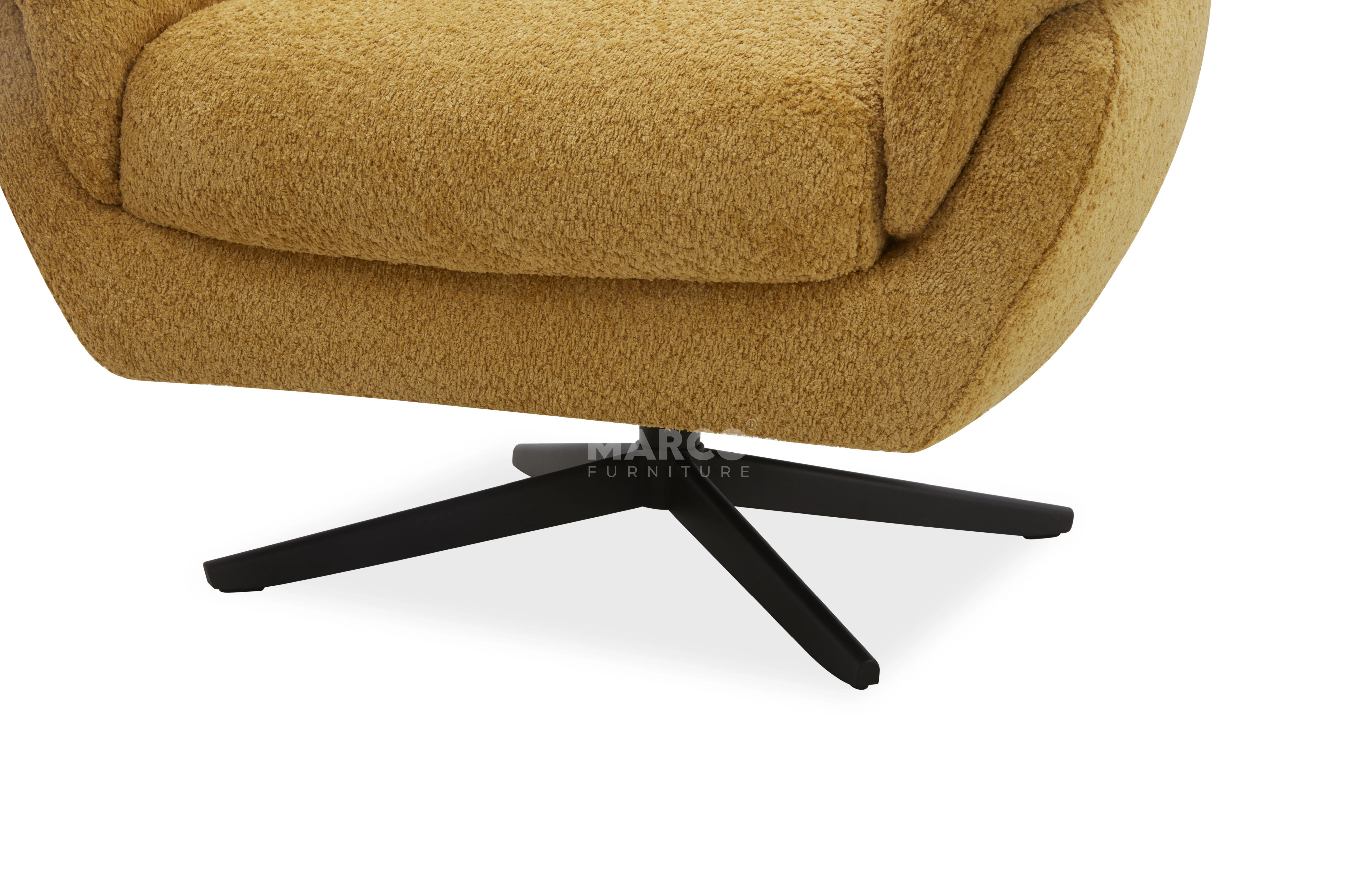Stella Velvet Accent Armchair – Swivel Occasional Chair - Image 7