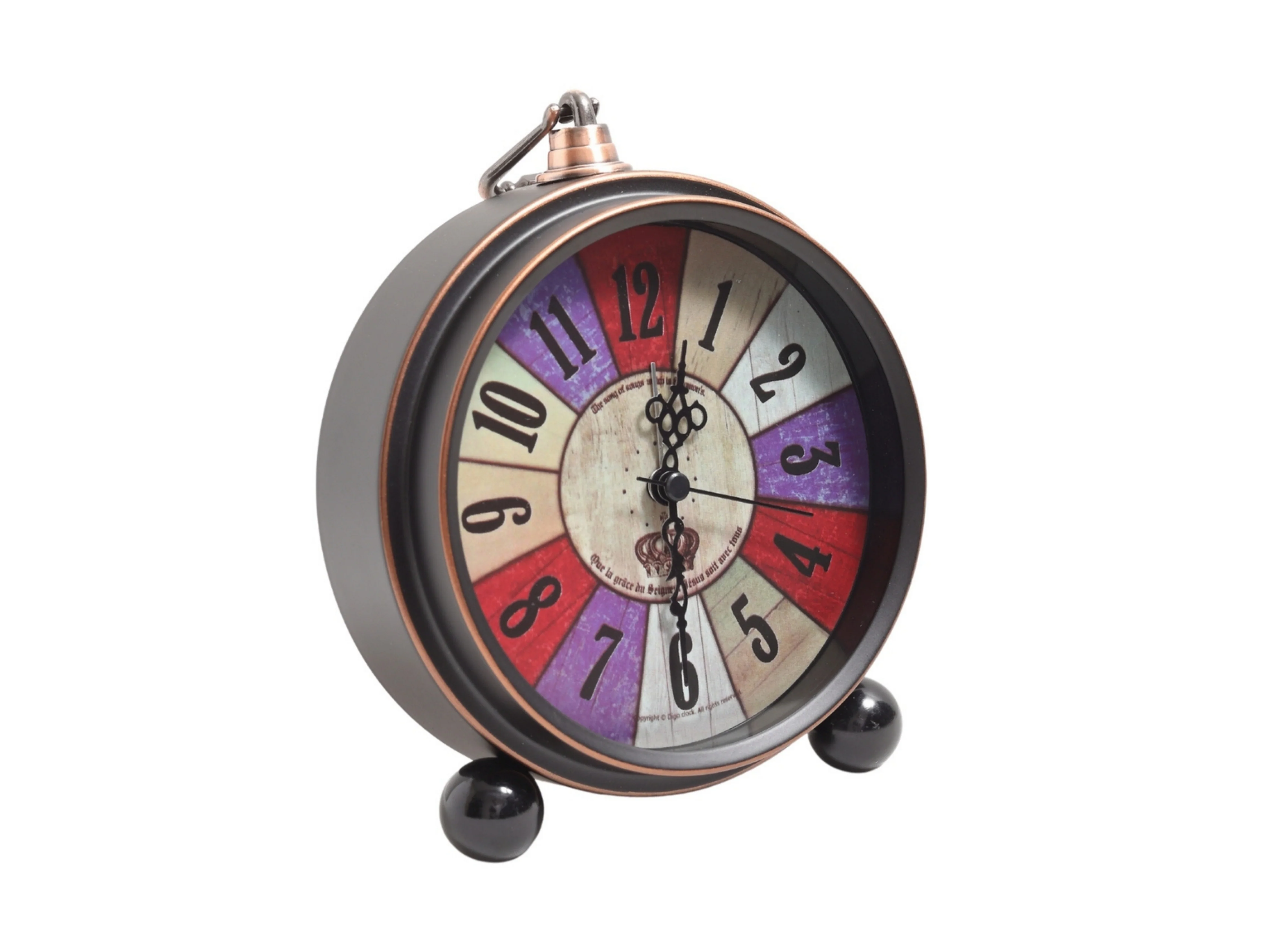 Stellar Retro Rainbow Dial Desk Clock - Image 2