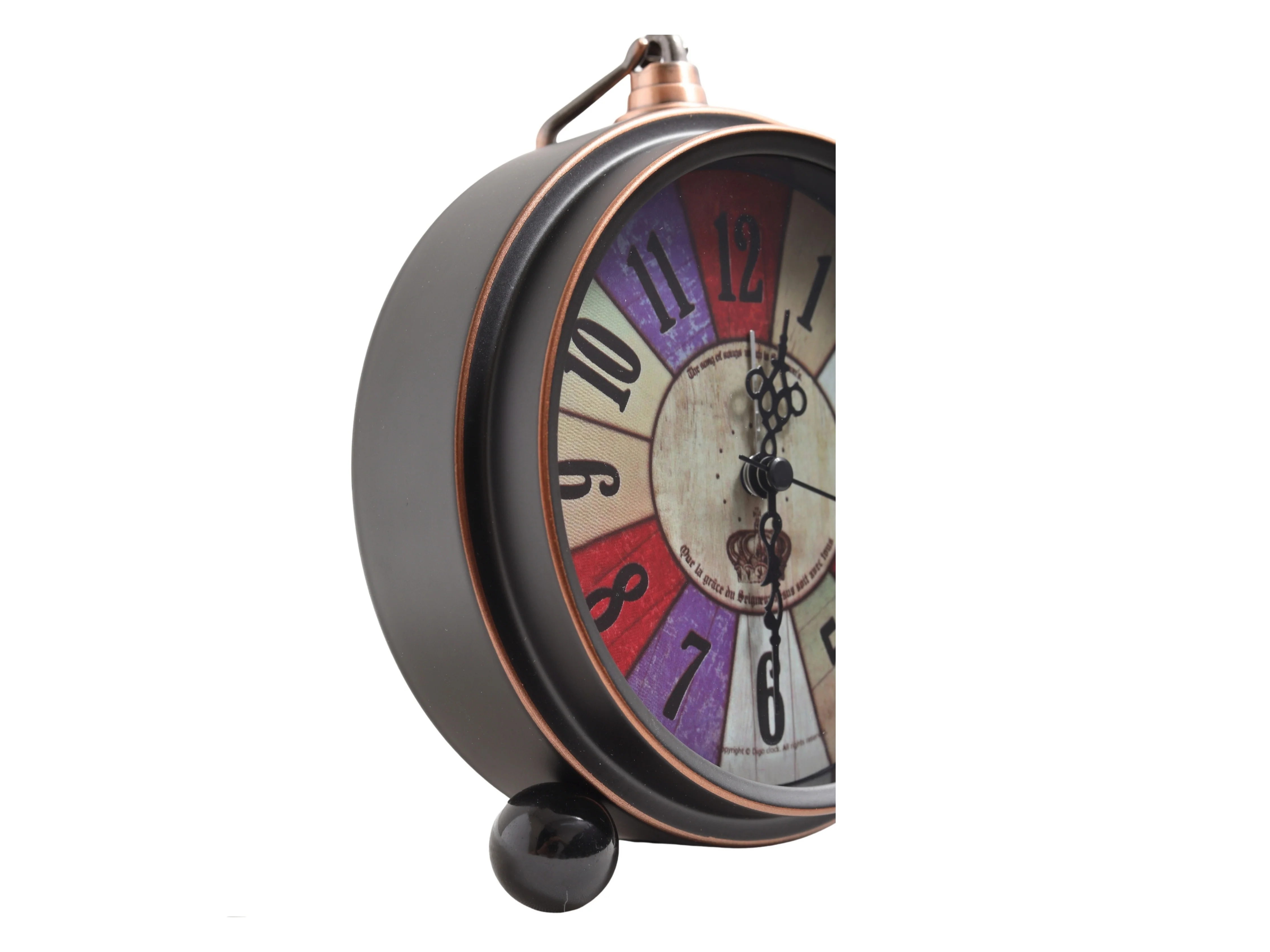 Stellar Retro Rainbow Dial Desk Clock - Image 4