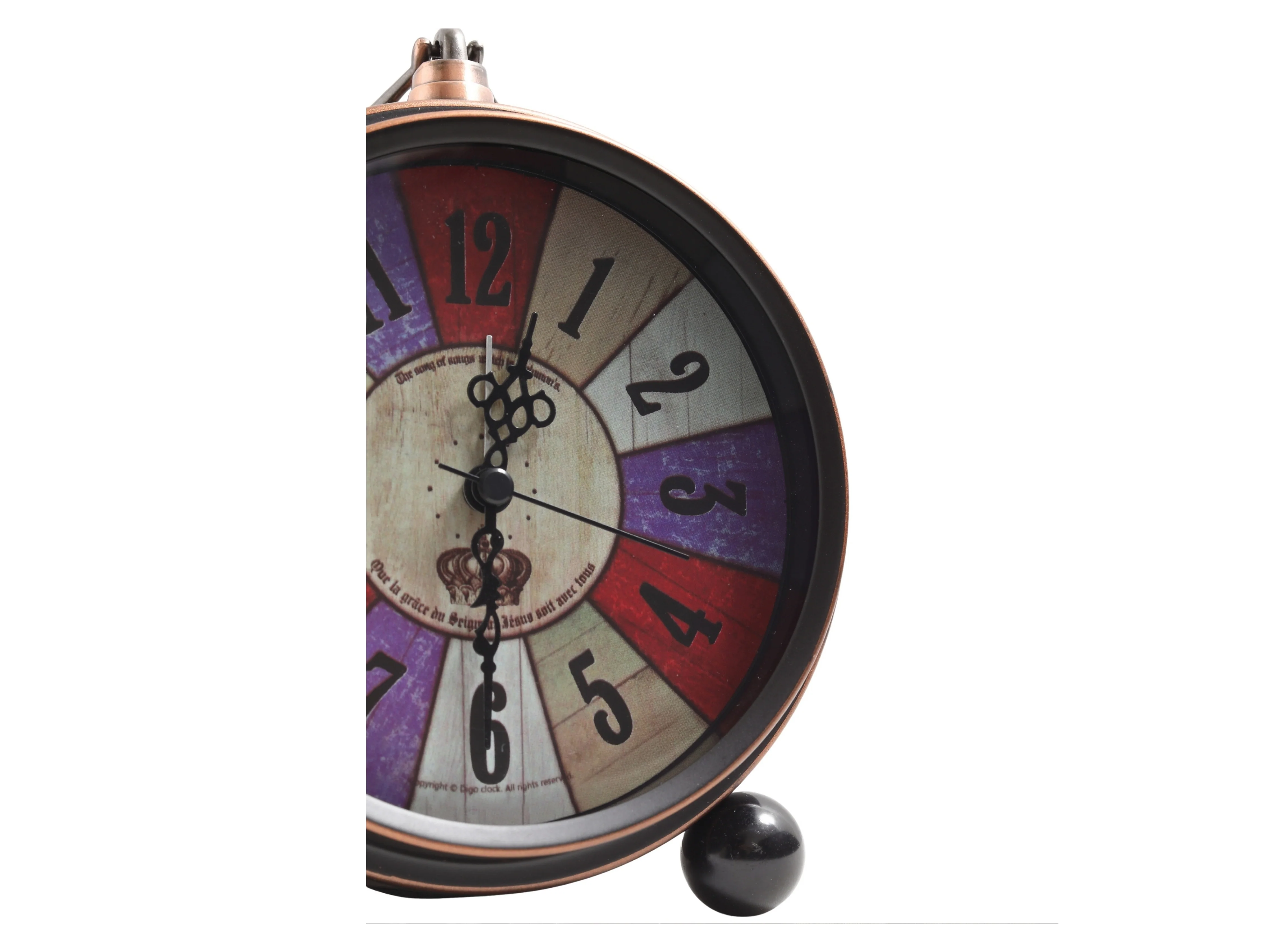Stellar Retro Rainbow Dial Desk Clock - Image 5