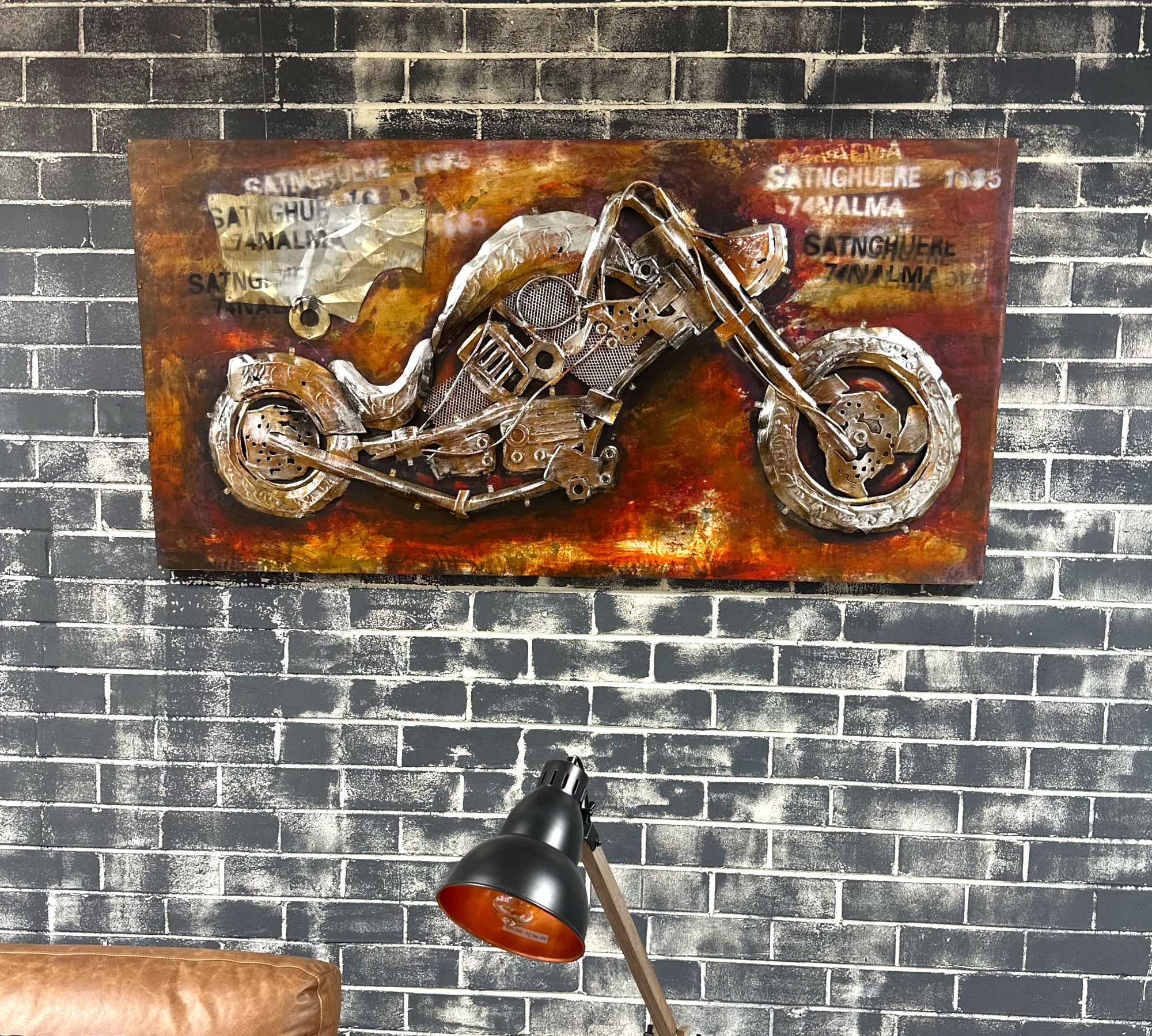 The Art of Freedom: Vintage Harley Davidson - Timeless Painting - Image 2