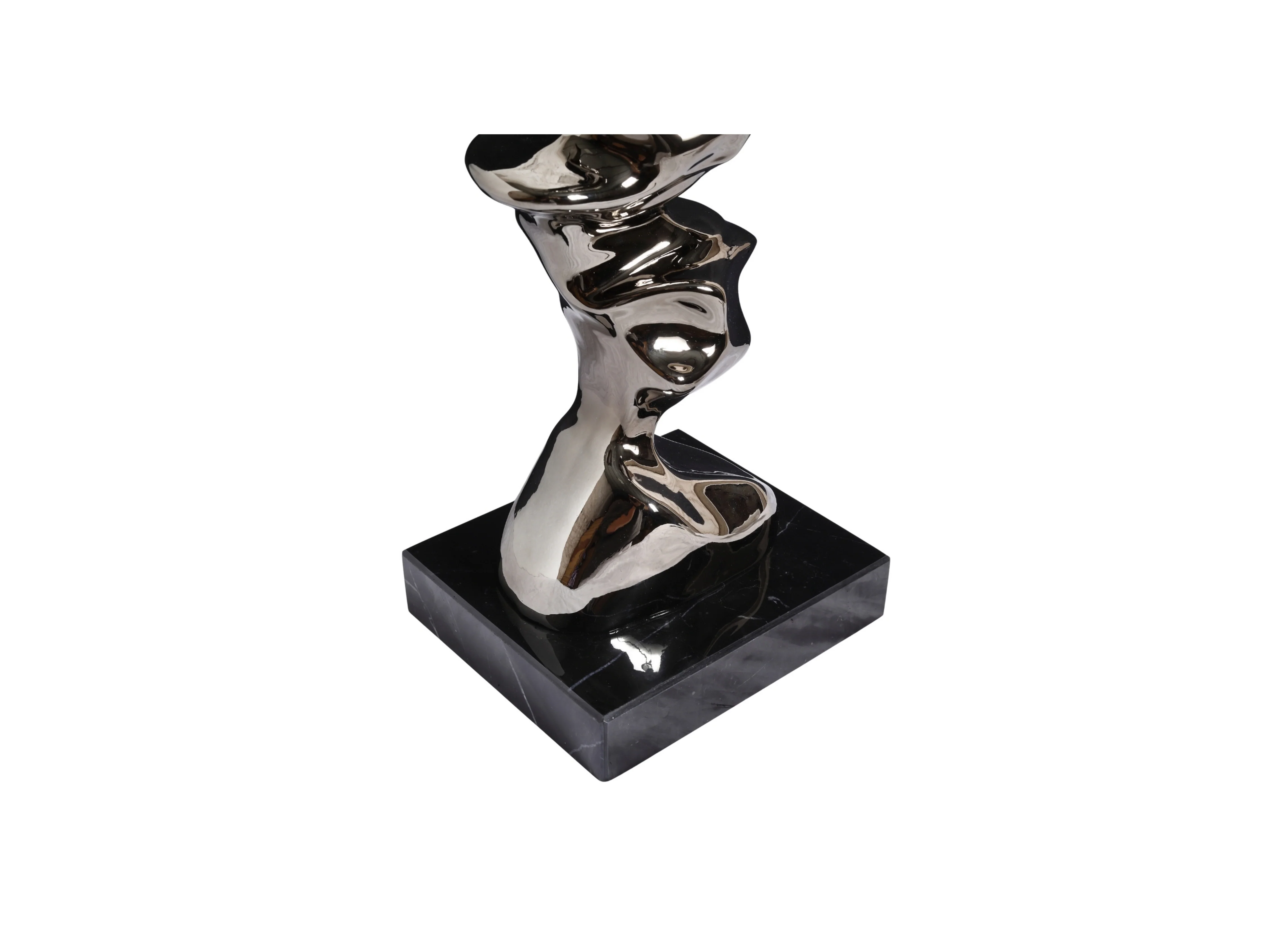 Twisting Flow Black Sculpture - Image 6