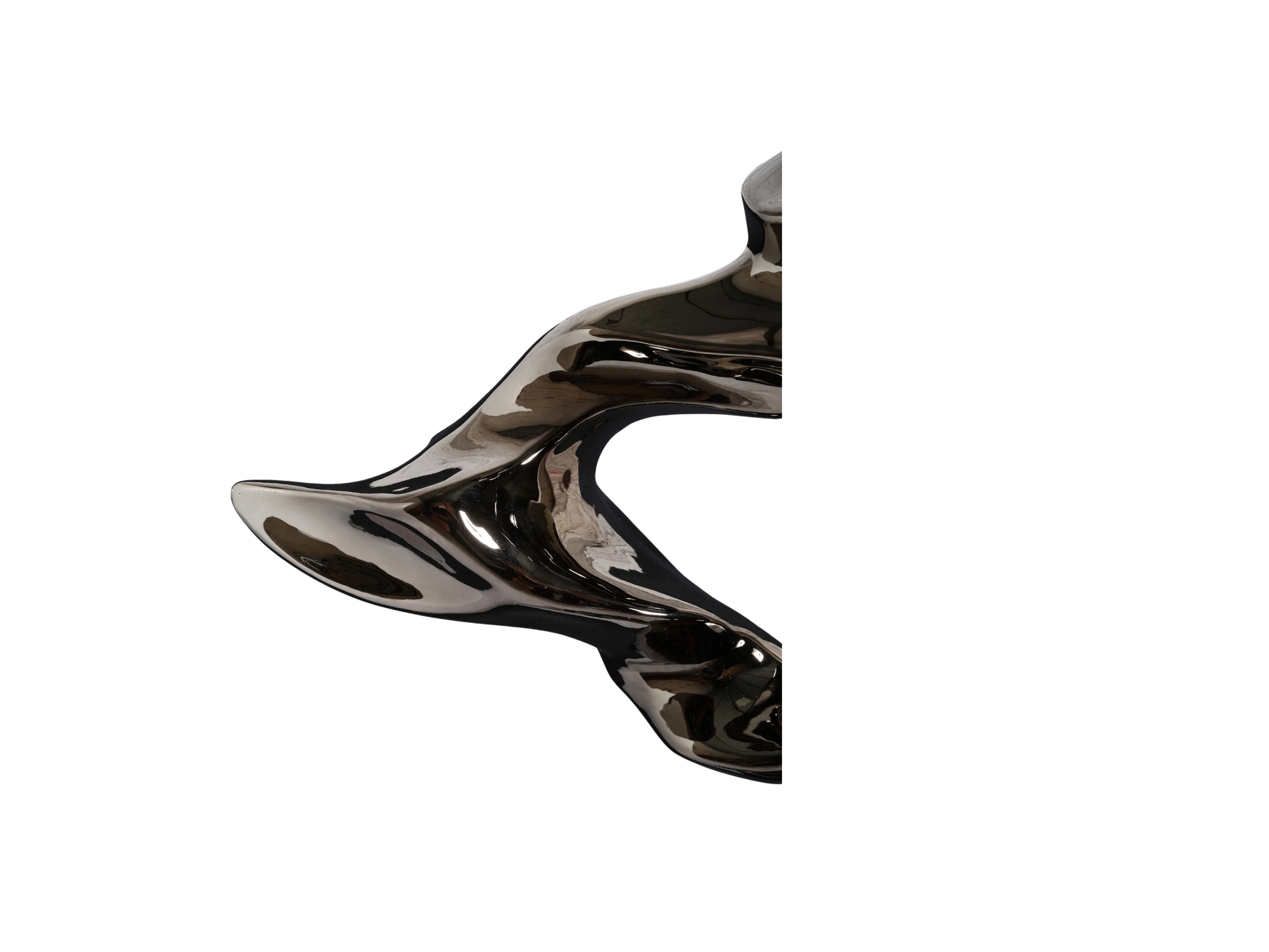 Twisting Flow Black Sculpture - Image 8