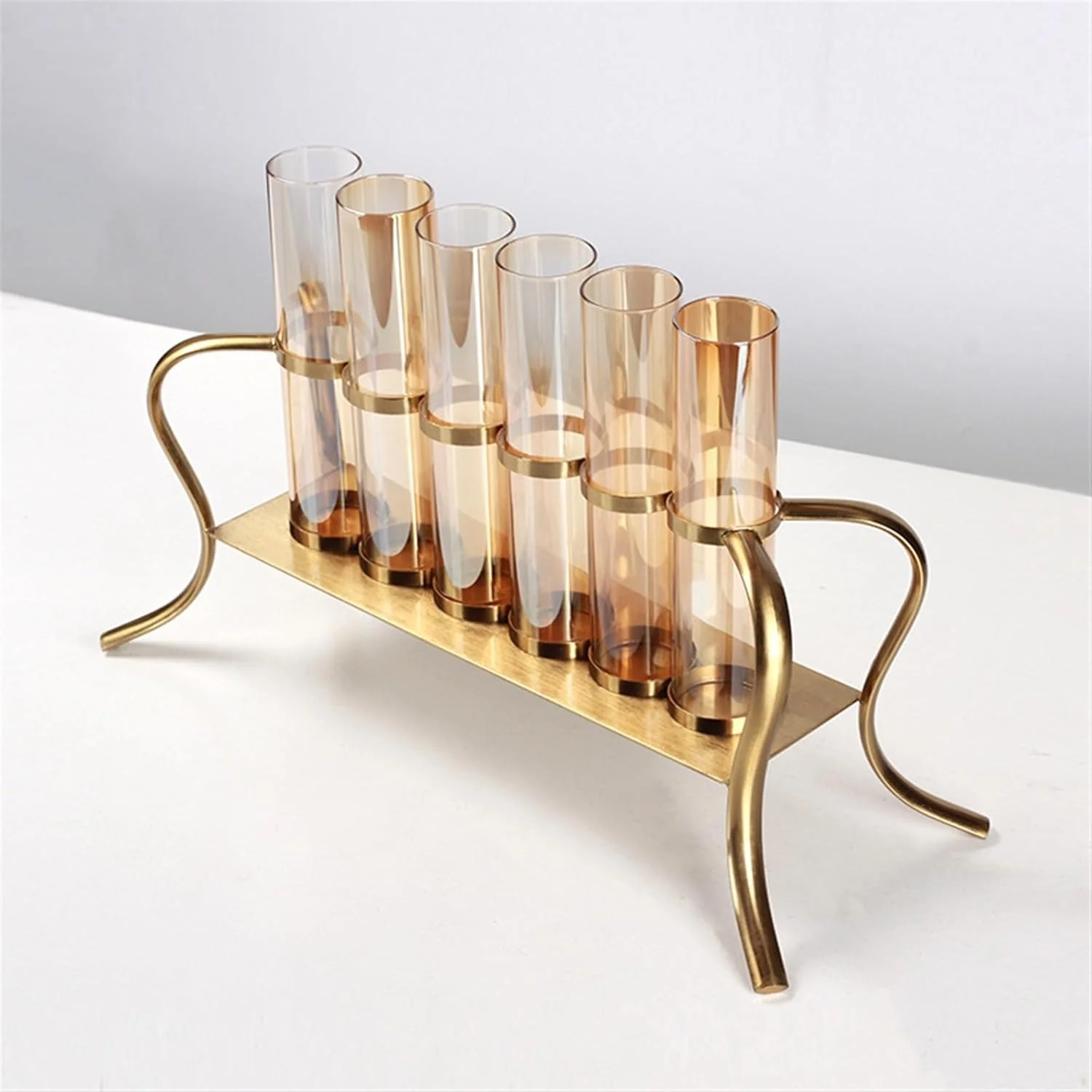 Gold Multi-Tube Candle Holder - Image 6