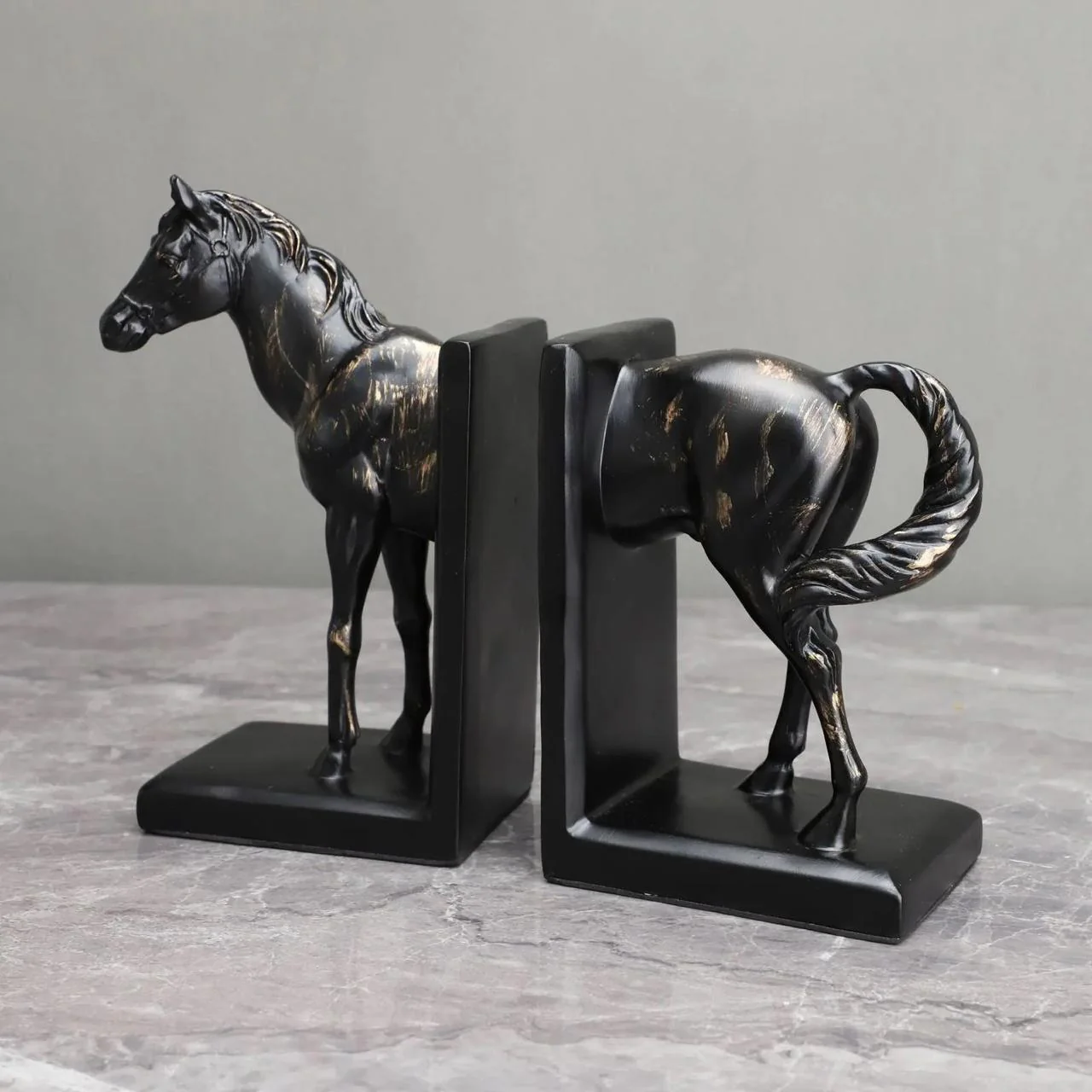 Vintage Horse Bookend Set - Image 5