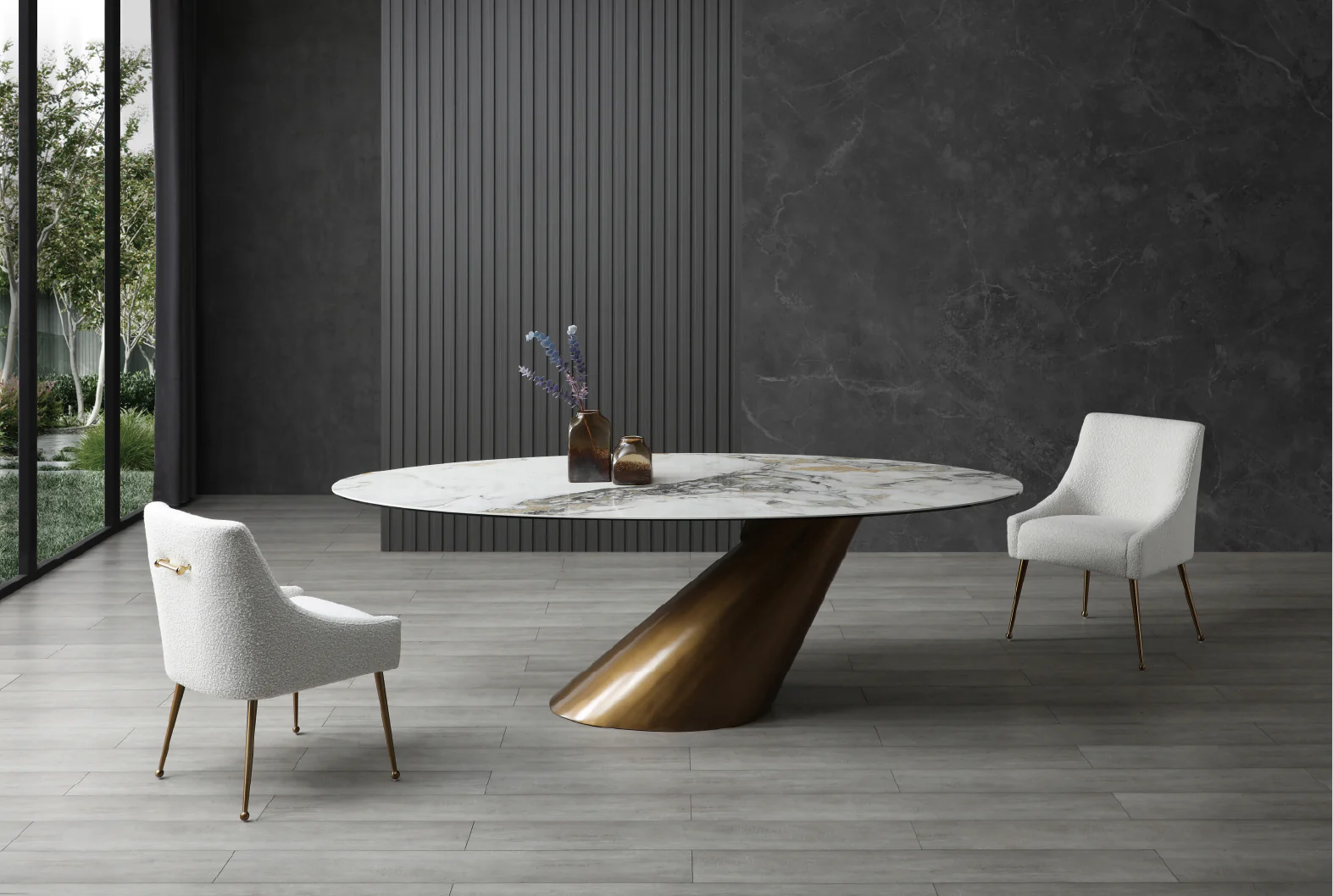 Vita Luno Sintered Stone Dining Table - Image 5