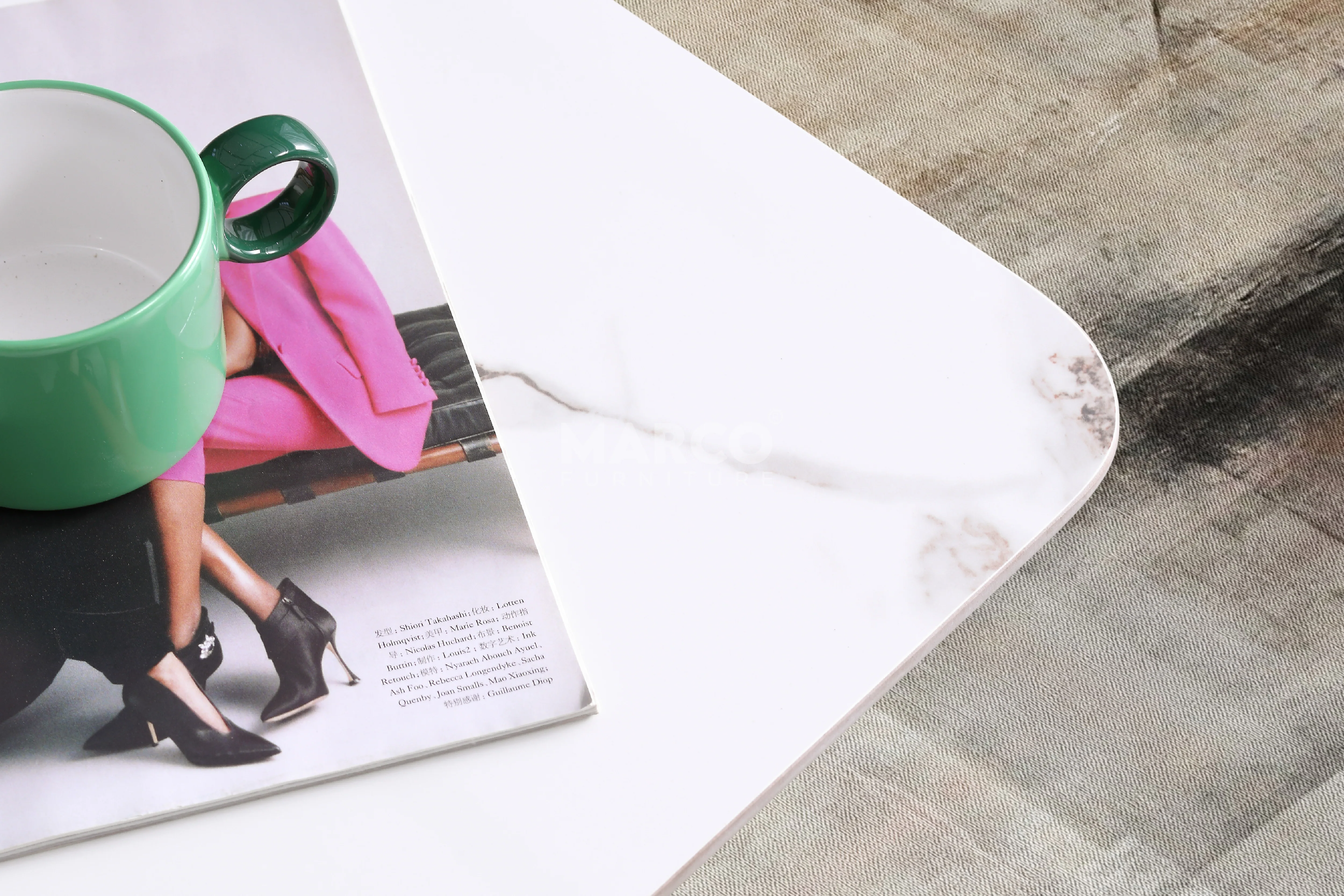 Vittoria Sintered Stone Side Table - Image 4