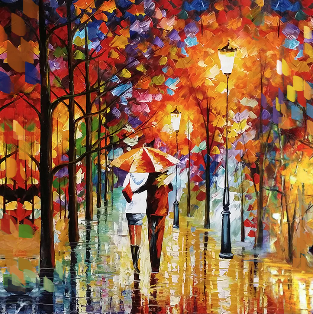 Walk Of 1000 Colors Wall Painting - Image 3