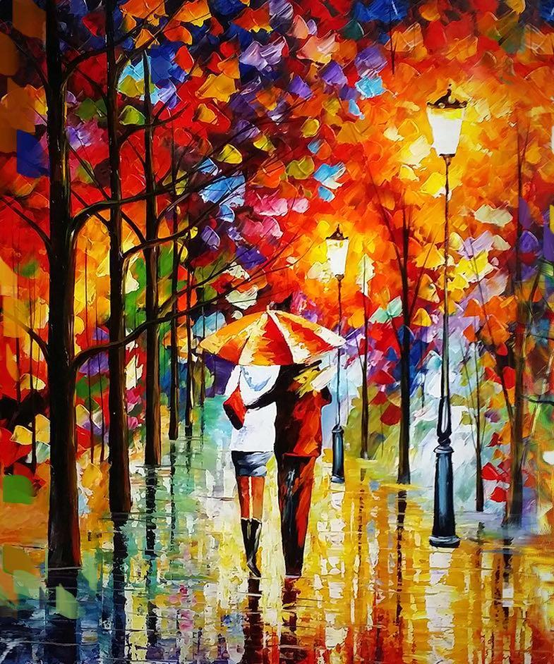Walk Of 1000 Colors Wall Painting - Image 4