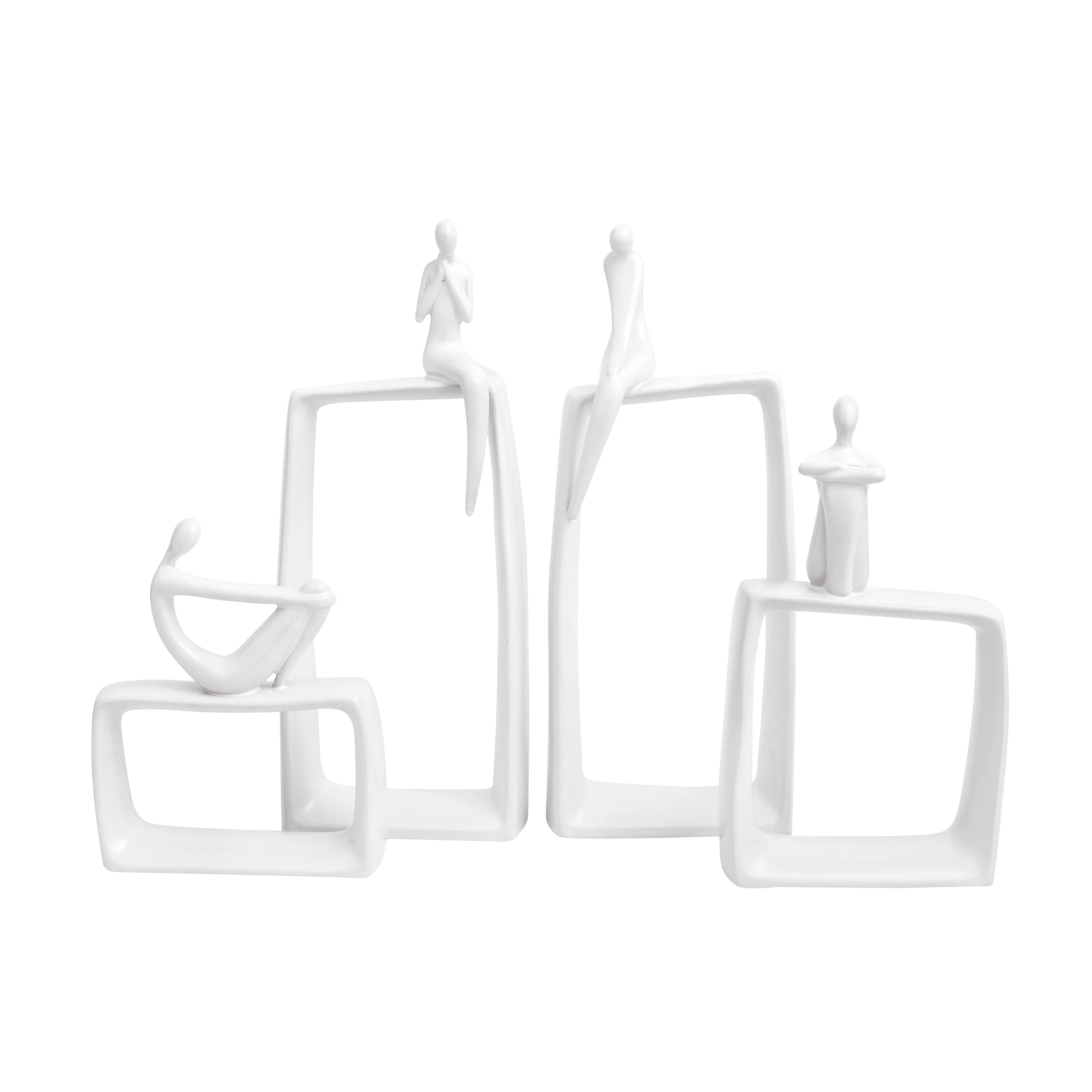 White Ceramic Abstract Collection - Image 2
