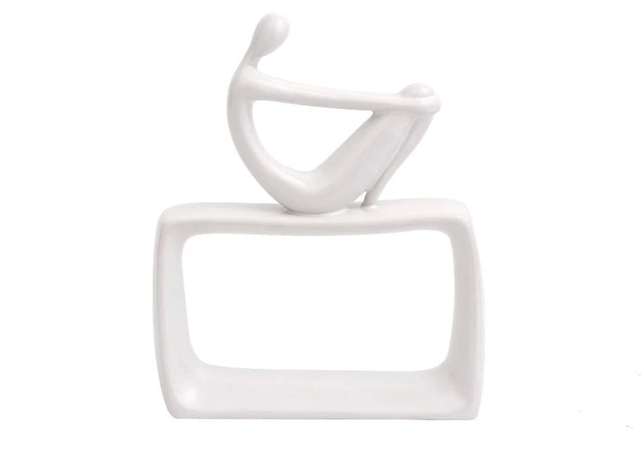 White Ceramic Abstract Collection - Image 3