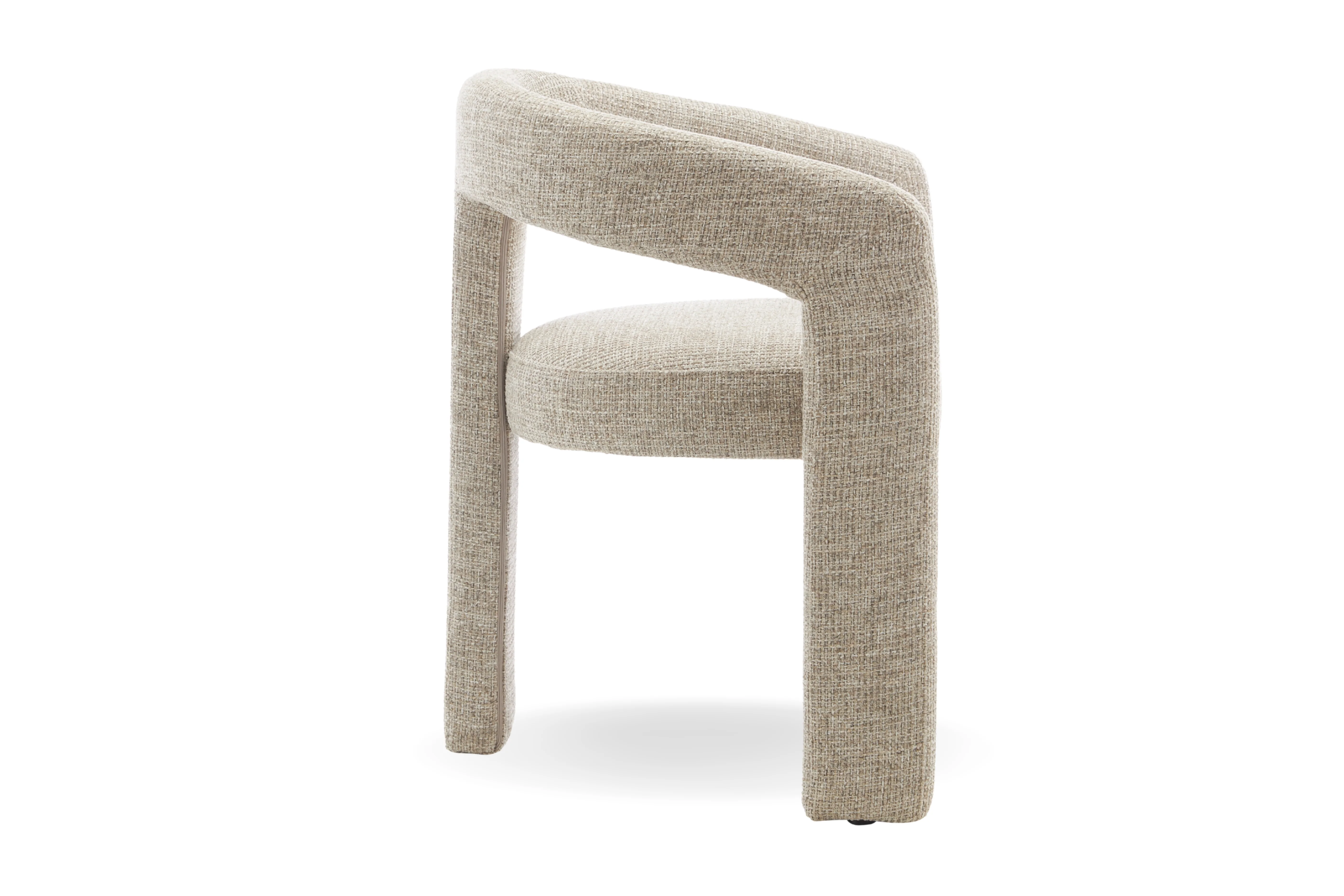 Zara Woven Fabric Dining Chair - Image 7